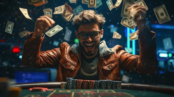 Bangladeshi player celebrating a big win moment in Fortune Rabbit game at 3310 bed